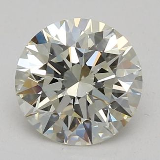 0.70 Carat Round K VVS1 EX GIA Natural Diamond