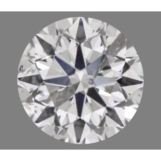 0.70 Carat Round E I2 GD EX VG GIA Natural Diamond