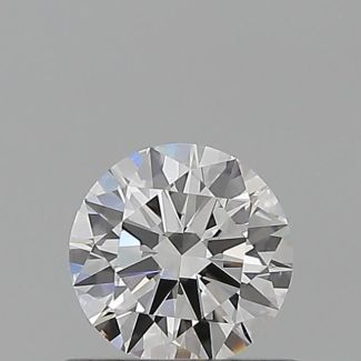 0.5 Carat Round F VVS1 EX GIA Natural Diamond