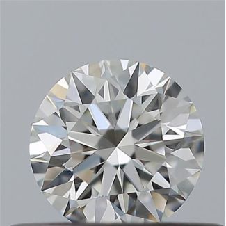 0.32 Carat Round F VVS1 EX IGI Natural Diamond