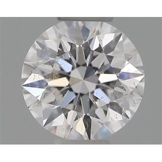 0.30 Carat Round D SI2 VG EX GIA Natural Diamond