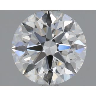 1.5 Carat Round F VVS2 EX GIA Natural Diamond