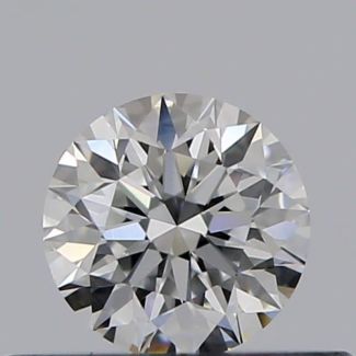 0.30 Carat Round E VVS2 VG EX GIA Natural Diamond