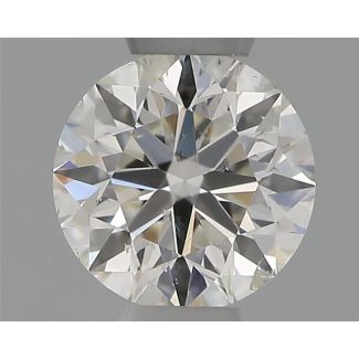 0.30 Carat Round G SI2 EX IGI Natural Diamond