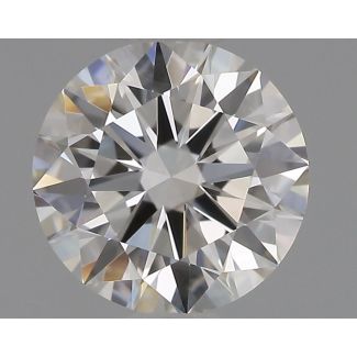 0.5 Carat Round H VVS1 EX GIA Natural Diamond