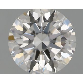 0.5 Carat Round G VVS2 EX VG GIA Natural Diamond