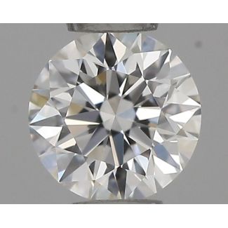 0.31 Carat Round F IF EX IGI Natural Diamond