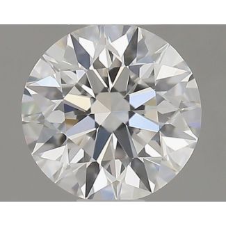 0.36 Carat Round D VVS1 EX GIA Natural Diamond