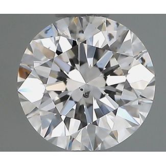 0.5 Carat Round D SI1 EX GIA Natural Diamond