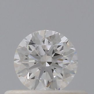 0.34 Carat Round D VVS1 EX GIA Natural Diamond