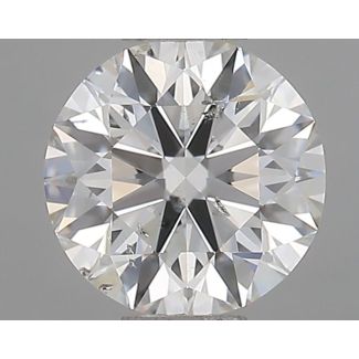 0.72 Carat Round G SI2 EX GIA Natural Diamond