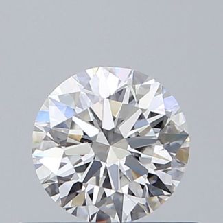 0.43 Carat Round E VVS2 EX GIA Natural Diamond