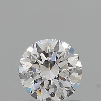 0.61 Carat Round E SI2 VG EX GIA Natural Diamond