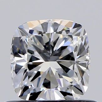 0.50 Carat Cushion Modified F SI1 - EX VG GIA Natural Diamond