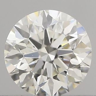 0.5 Carat Round H VVS2 EX IGI Natural Diamond