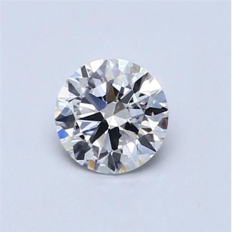 0.9 Carat Round F VVS1 EX GIA Natural Diamond