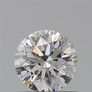 0.51 Carat Round H VVS1 EX IGI Natural Diamond