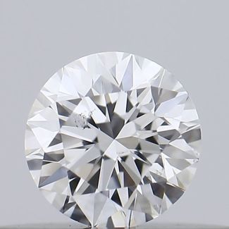 0.19 Carat Round E SI1 EX GIA Natural Diamond