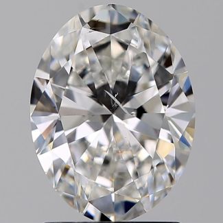 1.50 Carat Oval E SI2 - VG GIA Natural Diamond