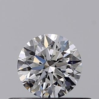 0.30 Carat Round D IF EX GIA Natural Diamond