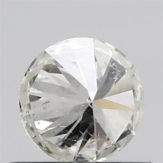 0.40 Carat Round J I2 VG EX GIA Natural Diamond