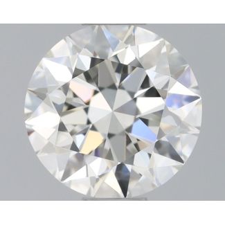 0.5 Carat Round I VS1 EX GIA Natural Diamond