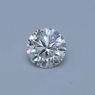 0.4 Carat Round F VS1 VG EX GIA Natural Diamond