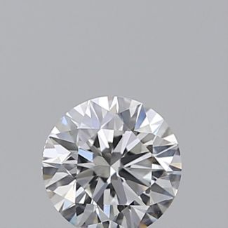 0.34 Carat Round E VVS2 EX VG GIA Natural Diamond