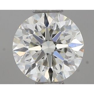 0.5 Carat Round H VVS1 EX IGI Natural Diamond