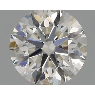 0.31 Carat Round H SI2 EX IGI Natural Diamond