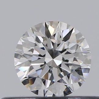 0.32 Carat Round D VVS2 EX GIA Natural Diamond