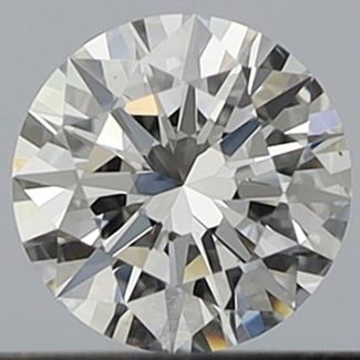 0.35 Carat Round F VVS1 EX GIA Natural Diamond