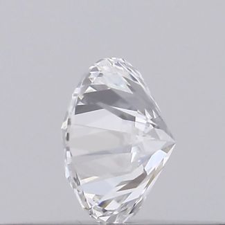 0.19 Carat Round D VVS2 EX GIA Natural Diamond