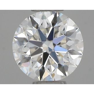 0.45 Carat Round H IF EX GIA Natural Diamond