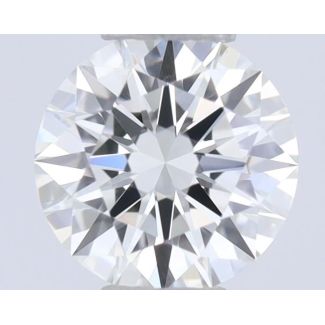 0.26 Carat Round H VVS1 EX GIA Natural Diamond