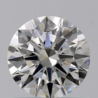 0.61 Carat Round I VS1 EX GIA Natural Diamond