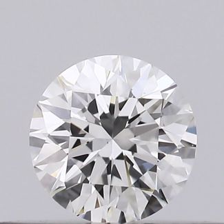 0.23 Carat Round G VVS2 EX VG GIA Natural Diamond