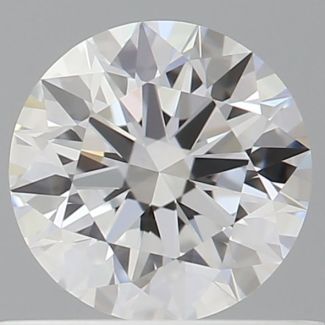 0.64 Carat Round D VVS1 EX GIA Natural Diamond