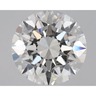 1.0 Carat Round F VVS2 EX GIA Natural Diamond