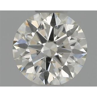 0.31 Carat Round H SI1 EX GIA Natural Diamond