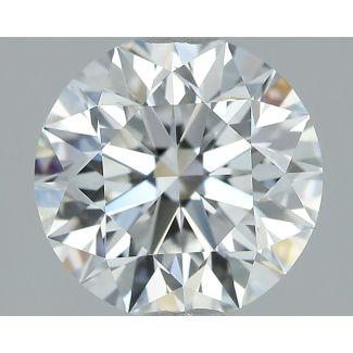 1.7 Carat Round E VVS2 EX GIA Natural Diamond