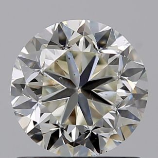 1.01 Carat Round J SI1 F EX GIA Natural Diamond