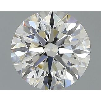 0.7 Carat Round F VS2 EX GIA Natural Diamond