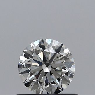 0.50 Carat Round H SI1 VG EX GIA Natural Diamond