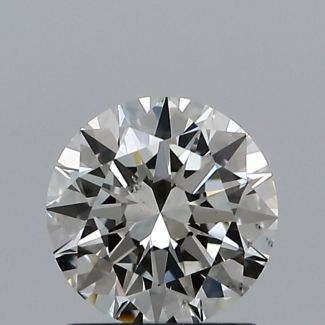 1.00 Carat Round I SI1 EX GIA Natural Diamond