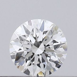 0.2 Carat Round E VVS1 EX GIA Natural Diamond