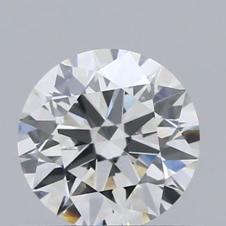 0.5 Carat Round E VS2 EX GIA Natural Diamond