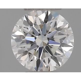 0.31 Carat Round F VVS1 EX GIA Natural Diamond