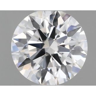 0.34 Carat Round G VVS1 EX GIA Natural Diamond