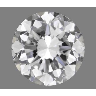 0.90 Carat Round D VS2 GD EX VG IGI Natural Diamond